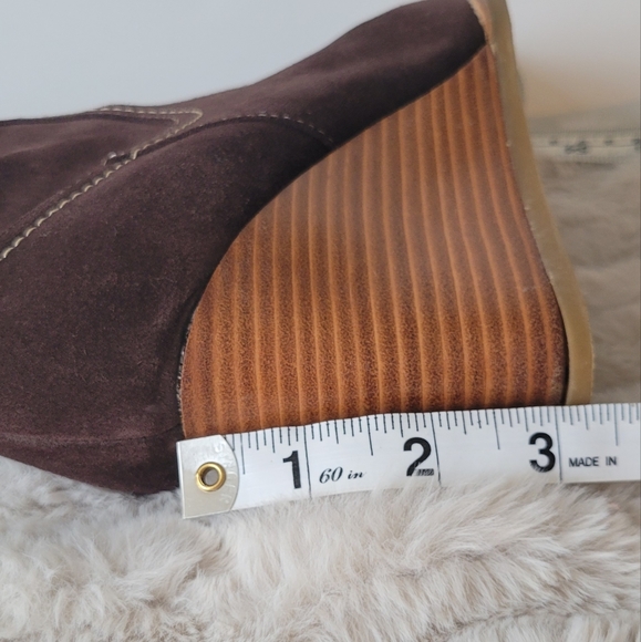 Ann Taylor Loft Brown Suede Knee-high Boots 7 1/2 - Picture 9 of 11